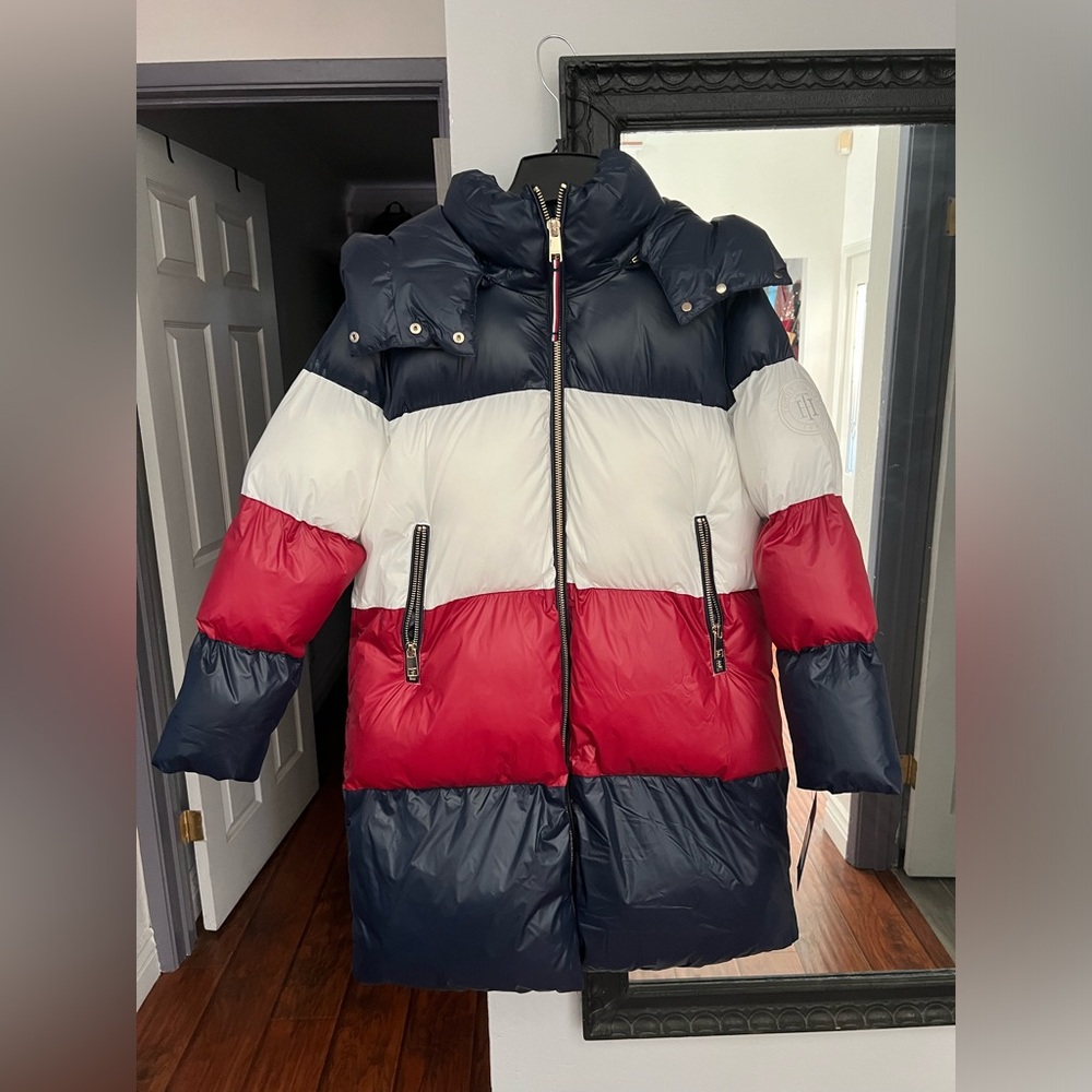 Tommy hifiger coat with hat